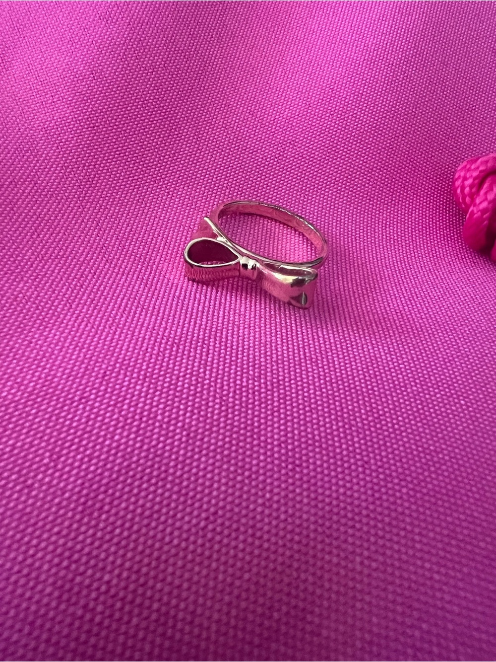 kate spade rose gold Bow Ring, small